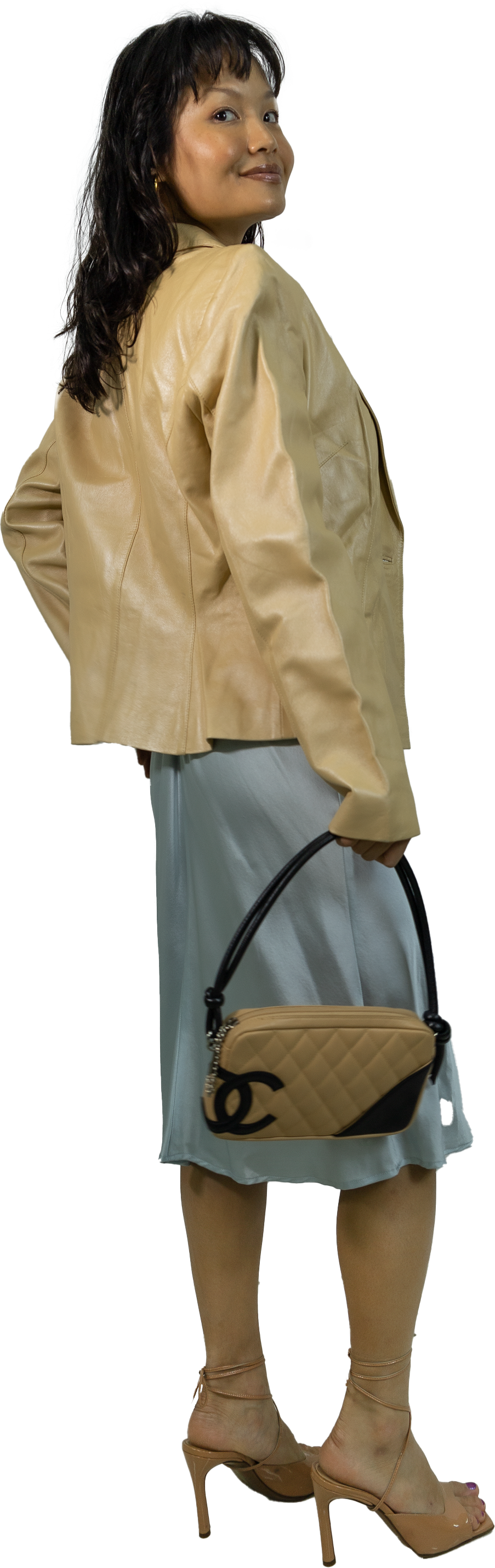 90s Rachel Leather Blazer