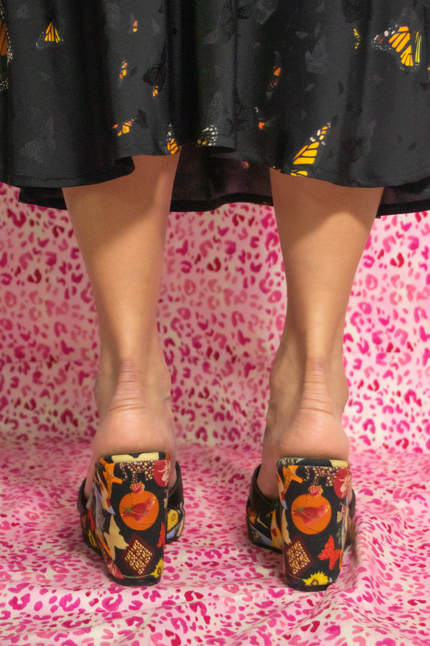Ferragamo Printed Wedges