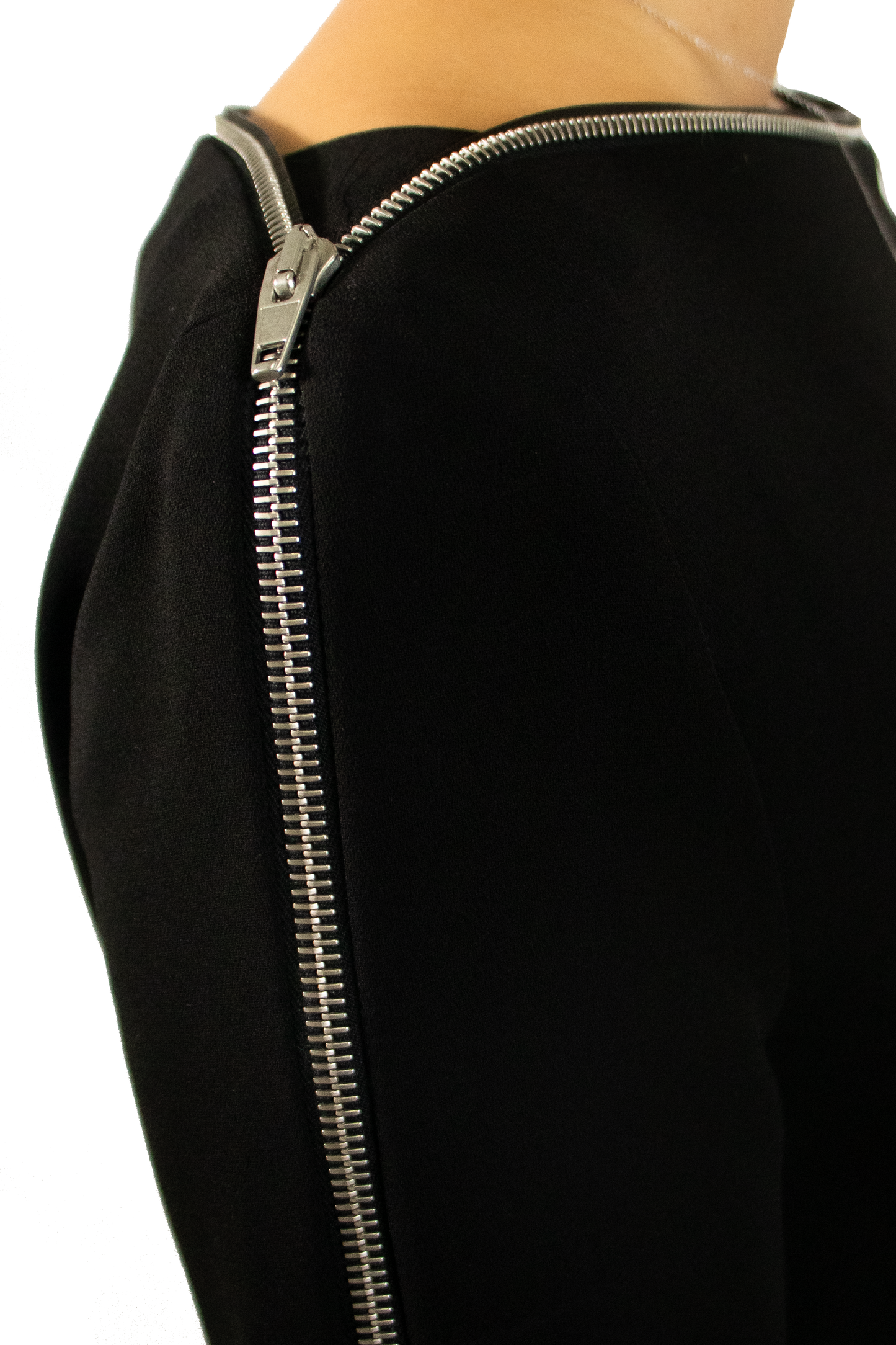 Old Celine Boatneck Zip Dress