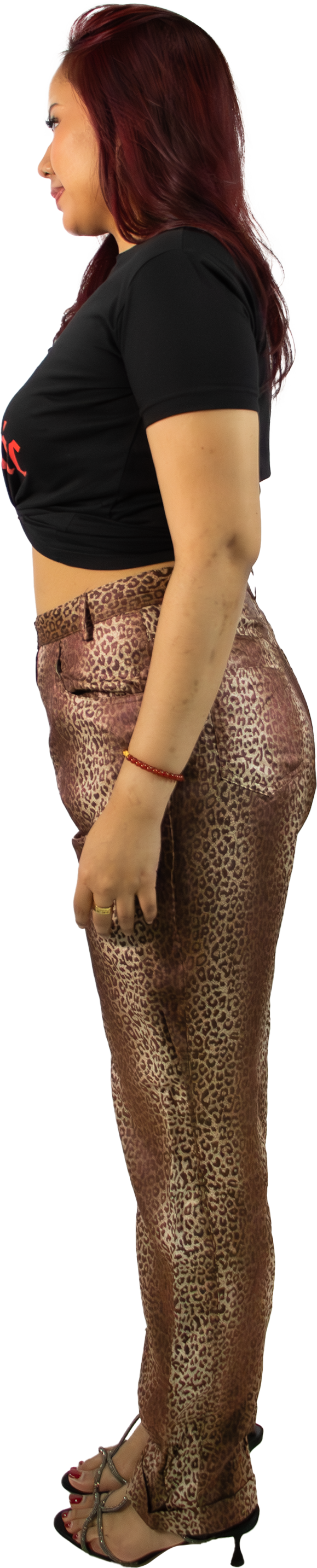 Roccobarocco Leopard Print Pants