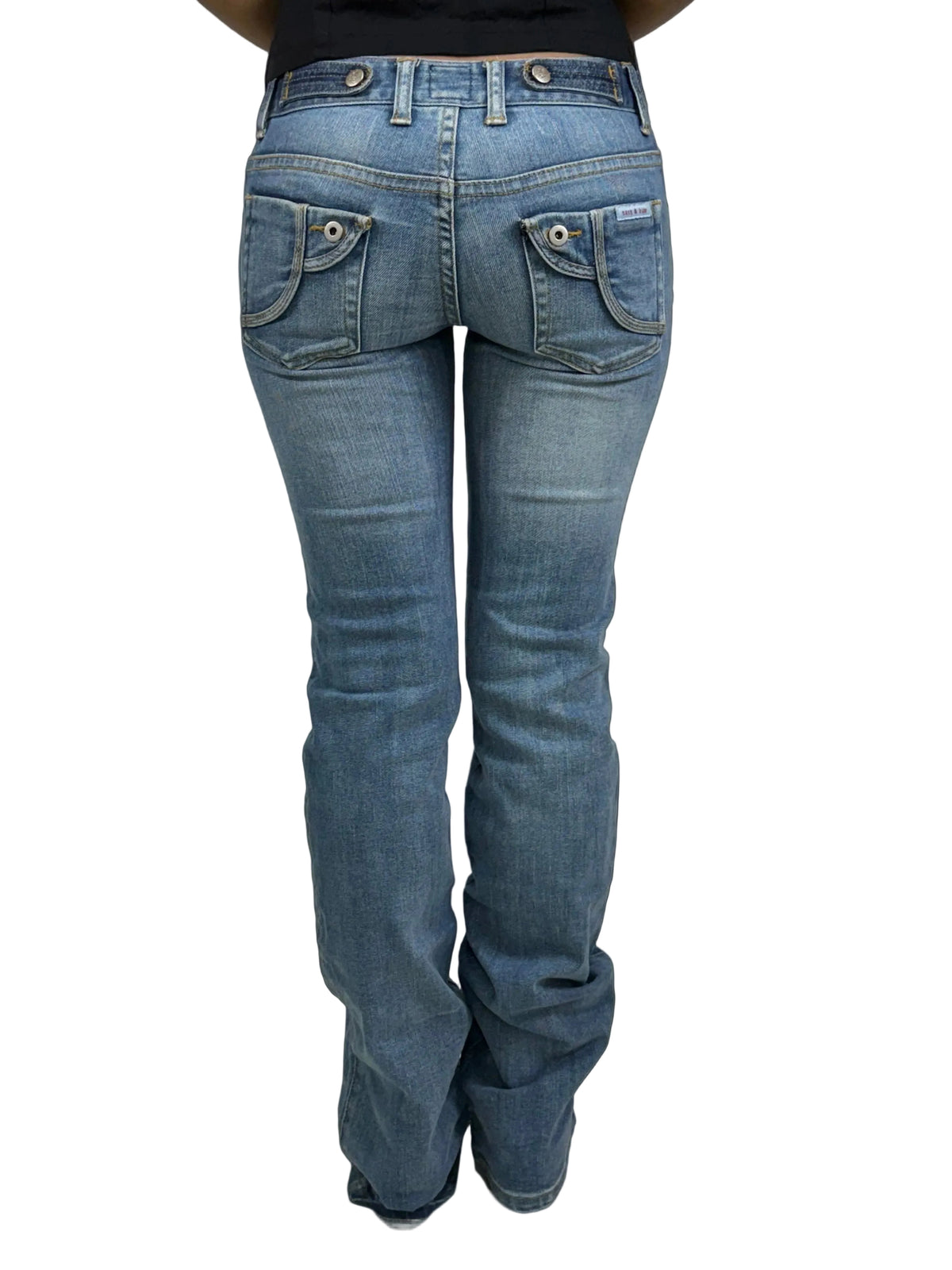 Sass & Bide Low Rise Wave Pocket Jeans