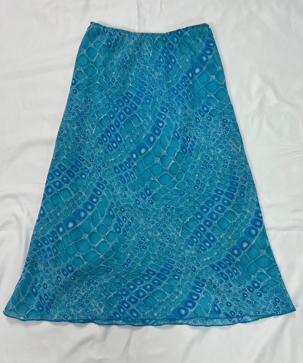 Valleygirl Snakeskin Print Skirt