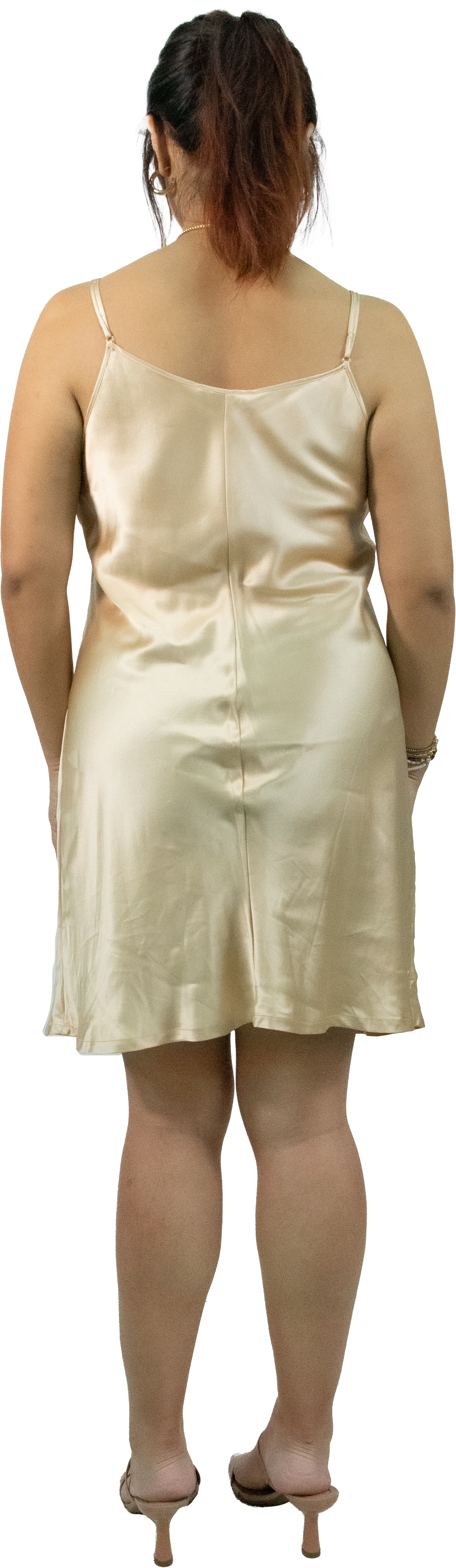 DP Gold Silk Dress