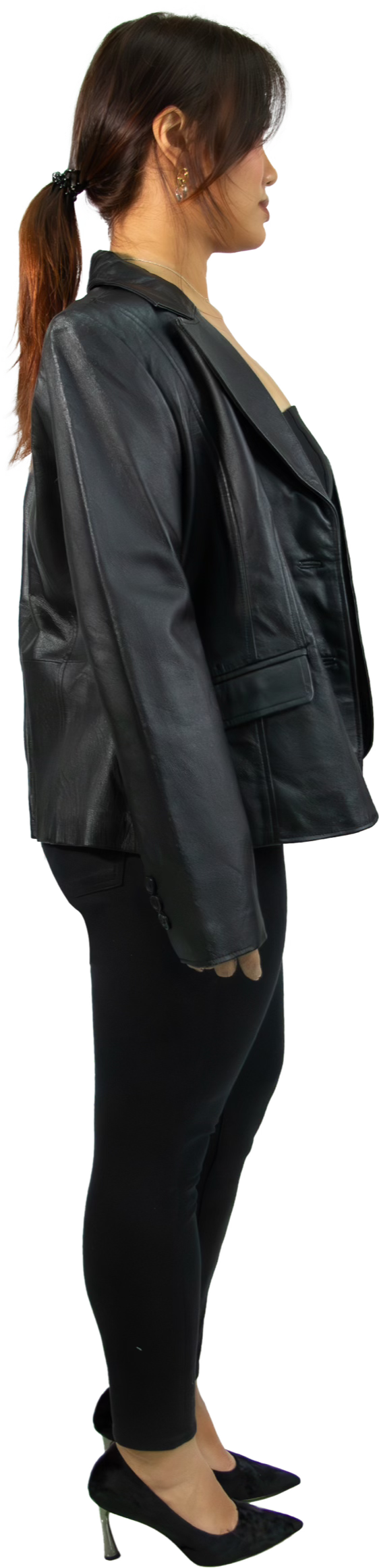 Crossroads Leather Blazer