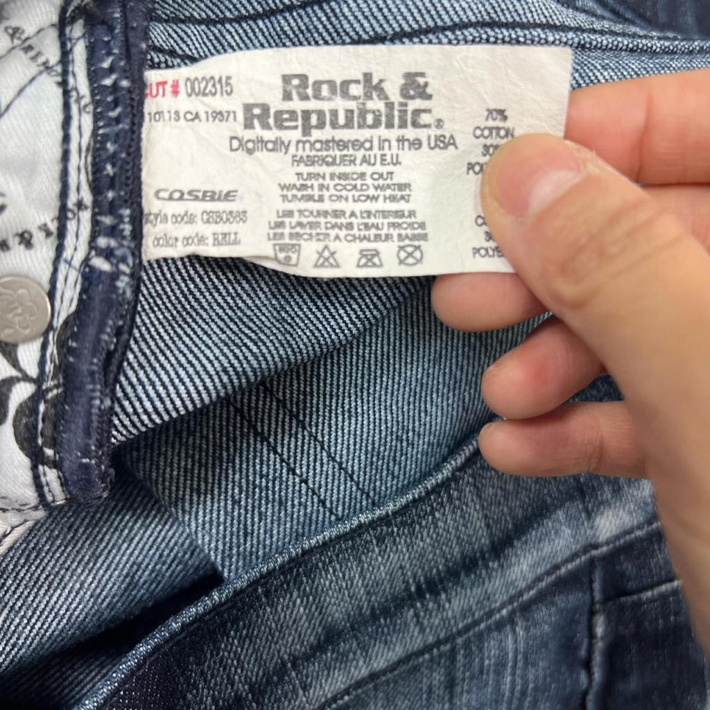 Rock & Republic Cosbie Low Rise Skinny Jeans