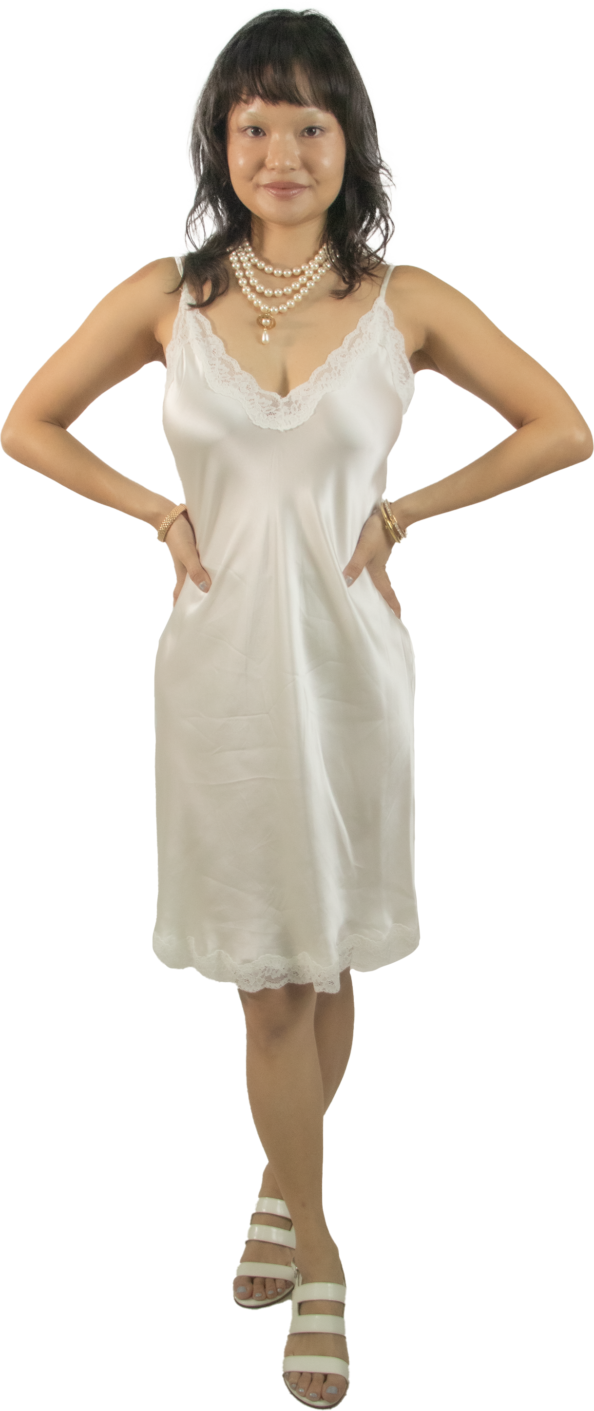 Papinelle Elizabeth Silk Slip Dress