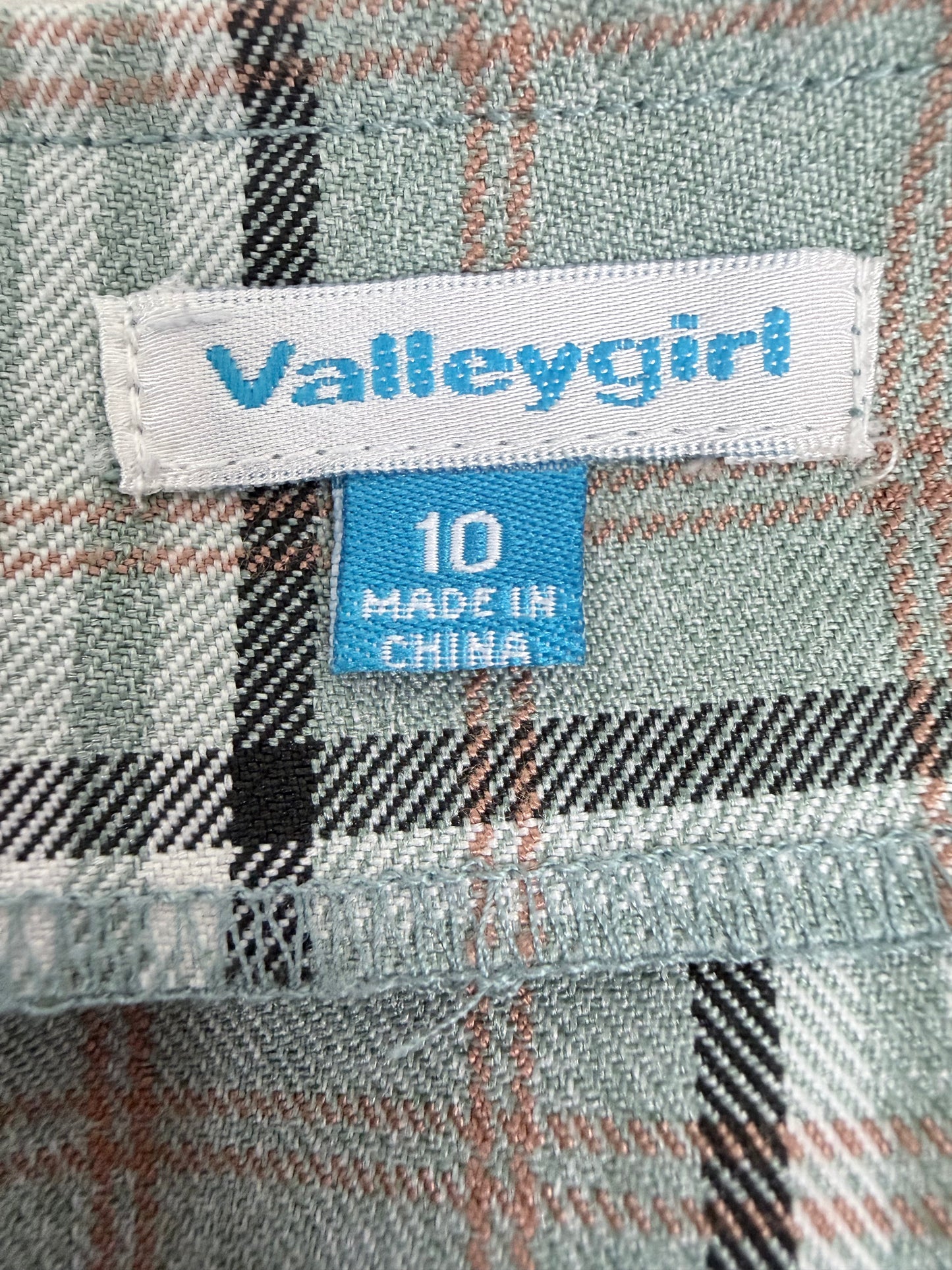 Valley Girl Plaid Miniskirt