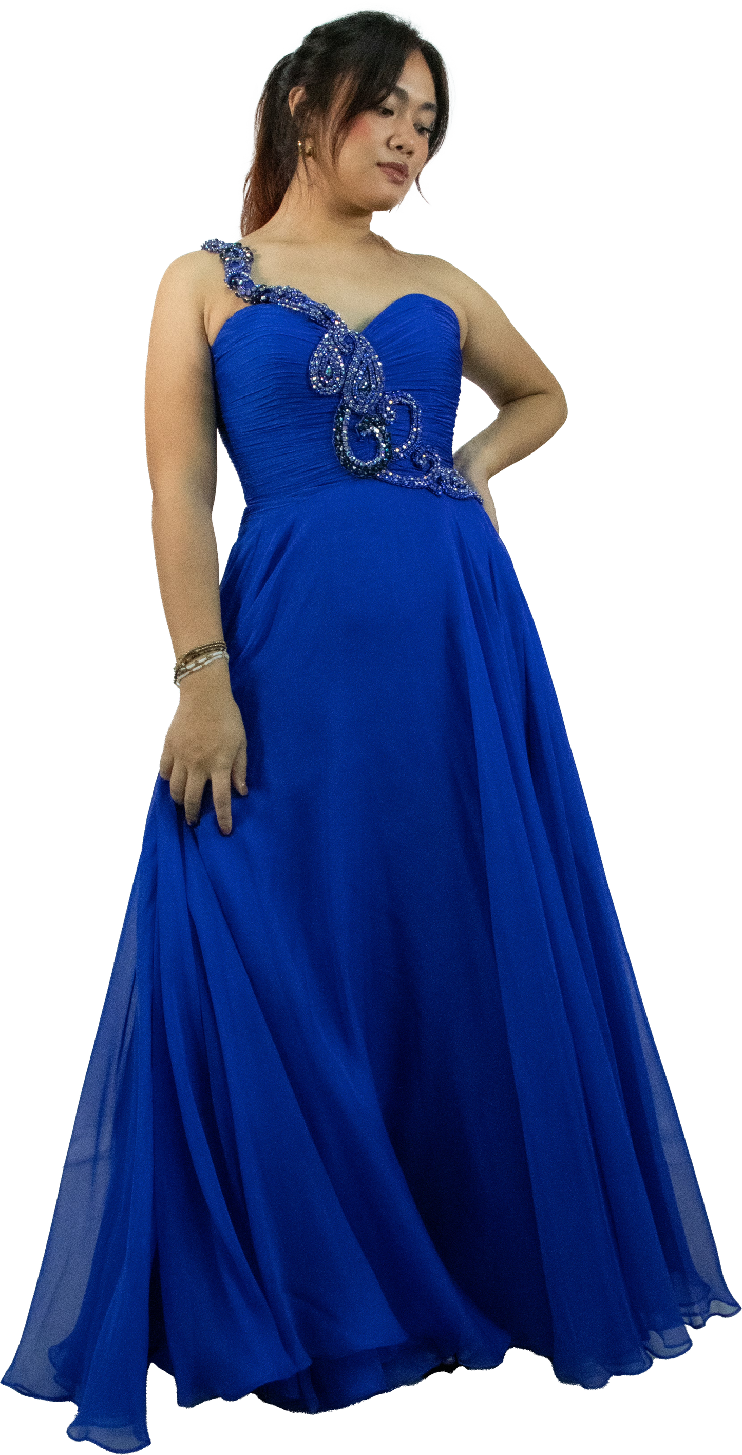 Sherri Hill Sapphire Gown