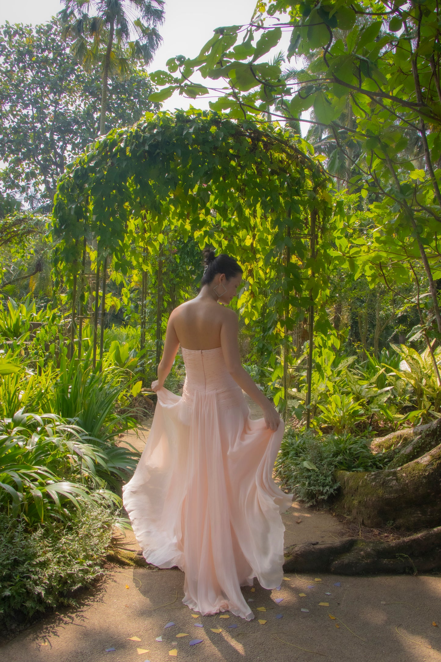Indonesian Designer Cotton Candy Pink Gown