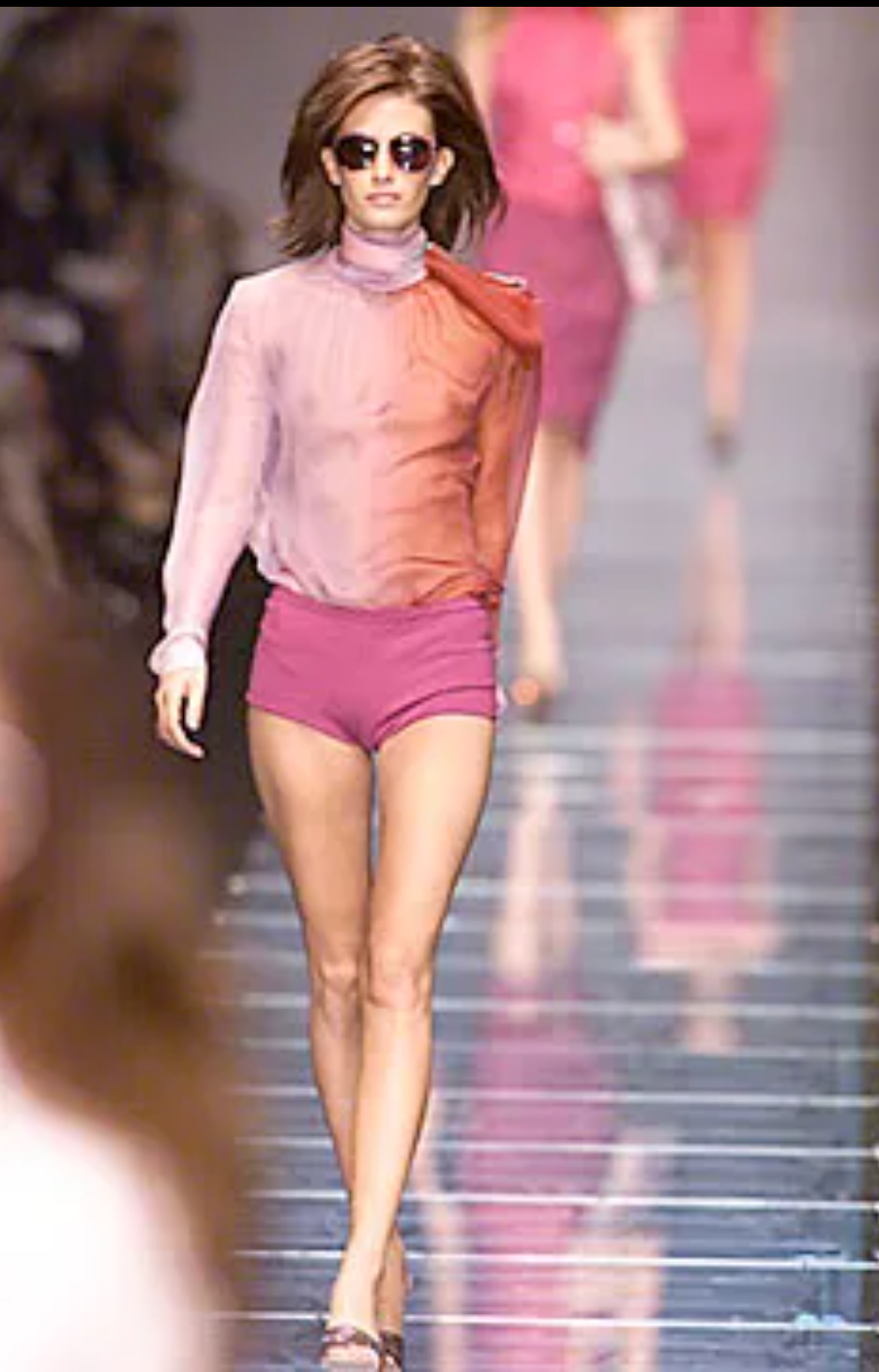 Versace SS 2000 Ombré Blouse