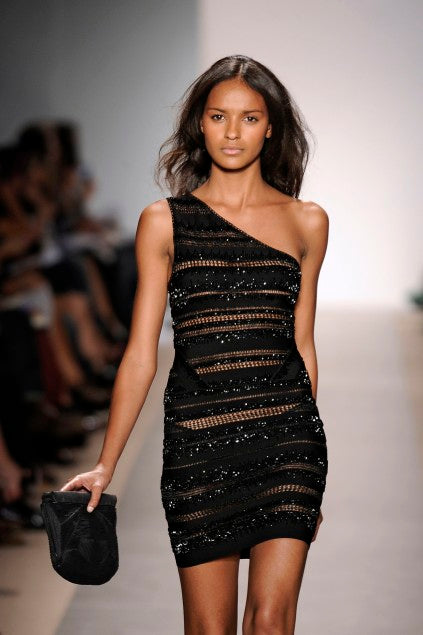 Herve Leger SS 10 One Shoulder Dress