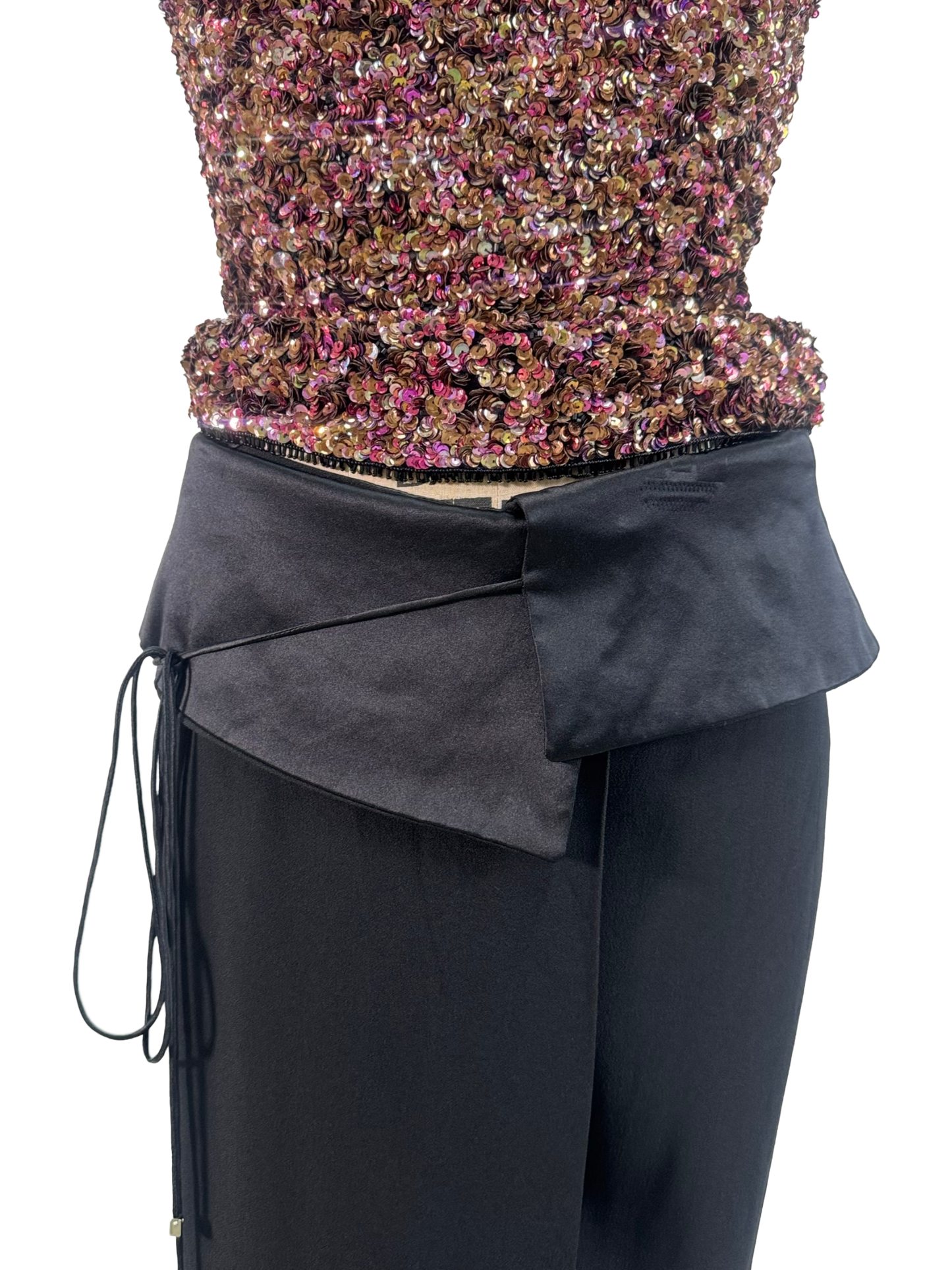 Gianfranco Ferre Tuxedo Wrap Skirt