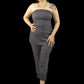 Y2K Events Metallic Two Piece Set