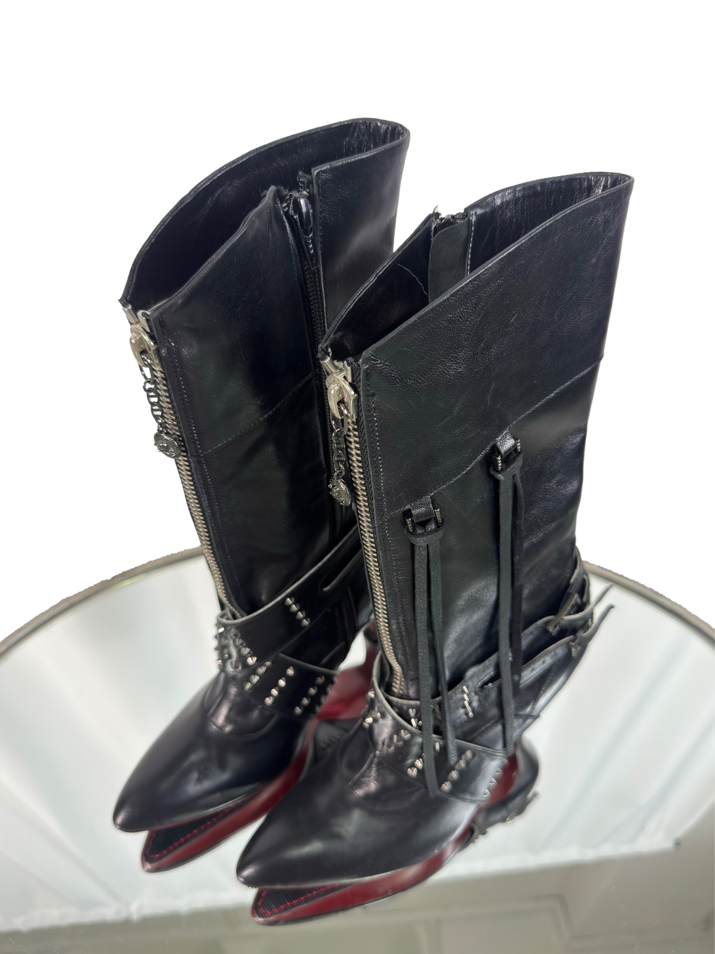 Hiromu Takahara Biker Booties