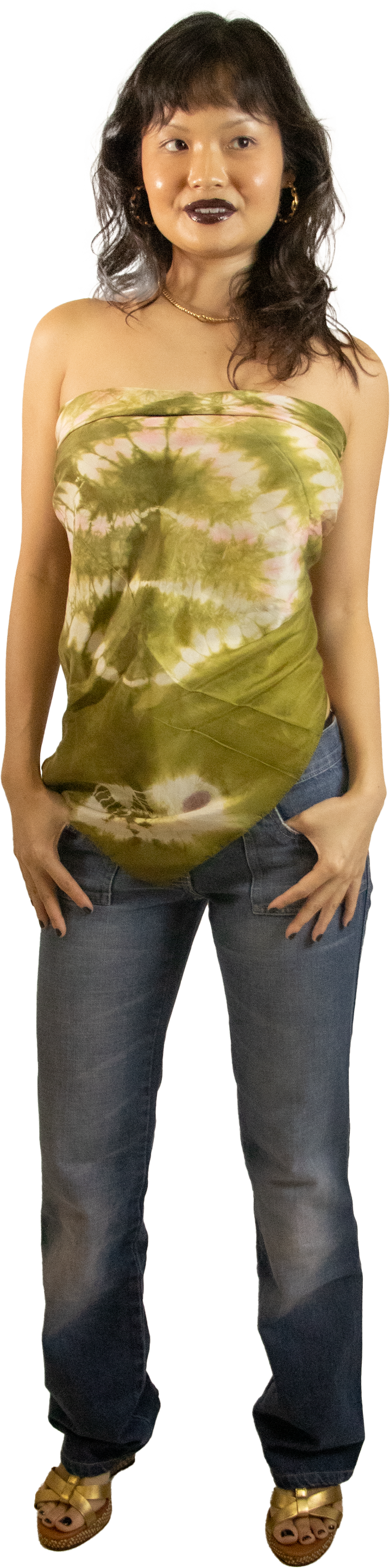 Miranda Tie Dye Scarf Top