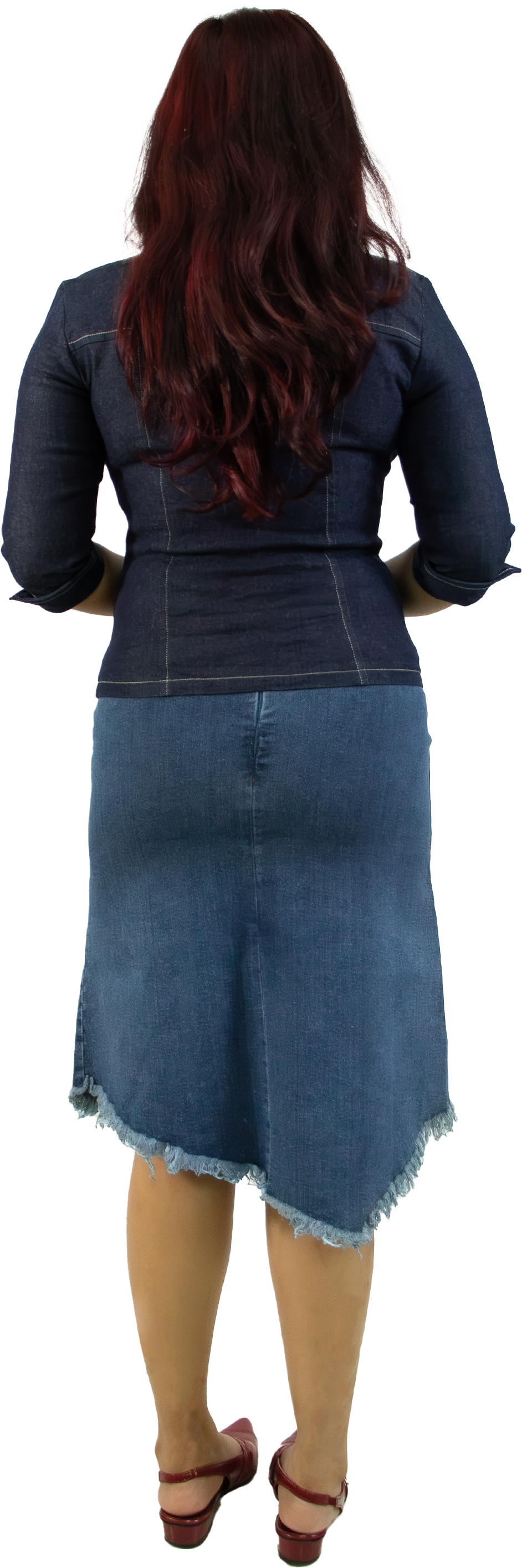 Michael Klein Zip Up Denim Jacket