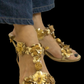 Prada Vintage Flower Applique Heels