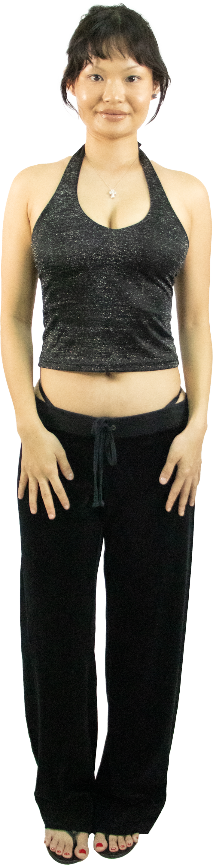 Charlotte Lurex Halter Top