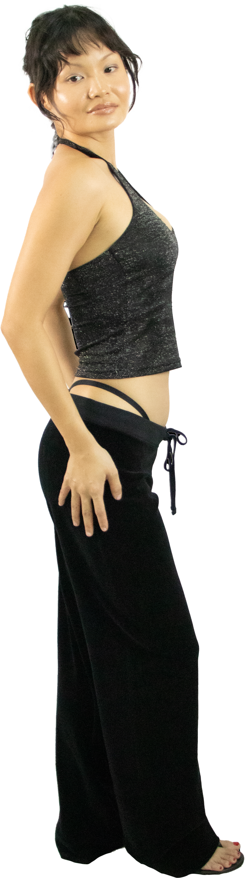 Charlotte Lurex Halter Top