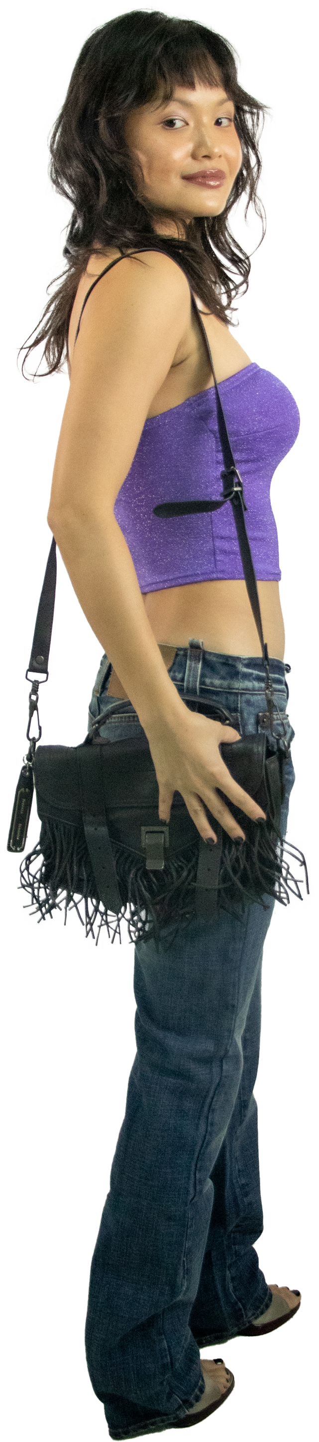 Proenza Schouler Fringe Tiny PS1 Bag