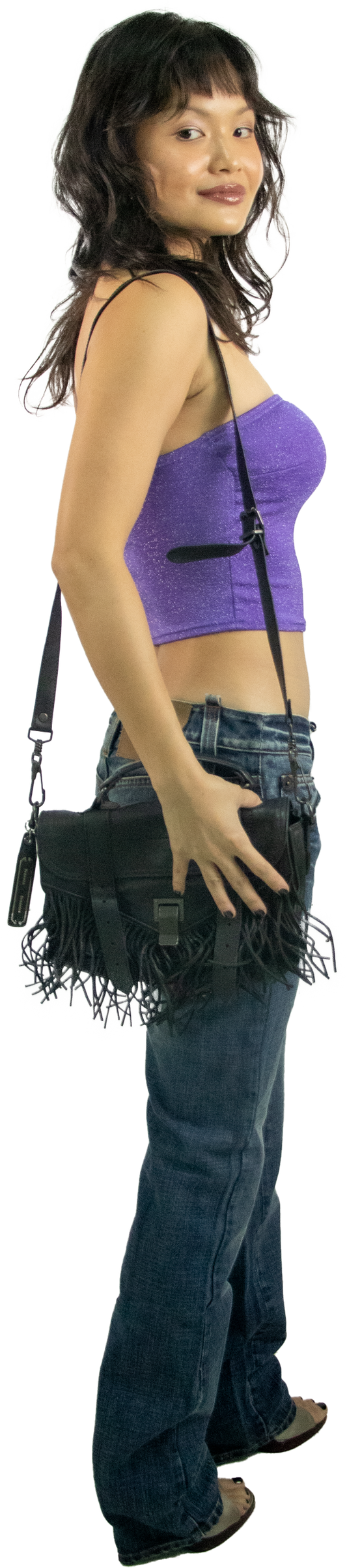 Proenza Schouler Fringe Tiny PS1 Bag