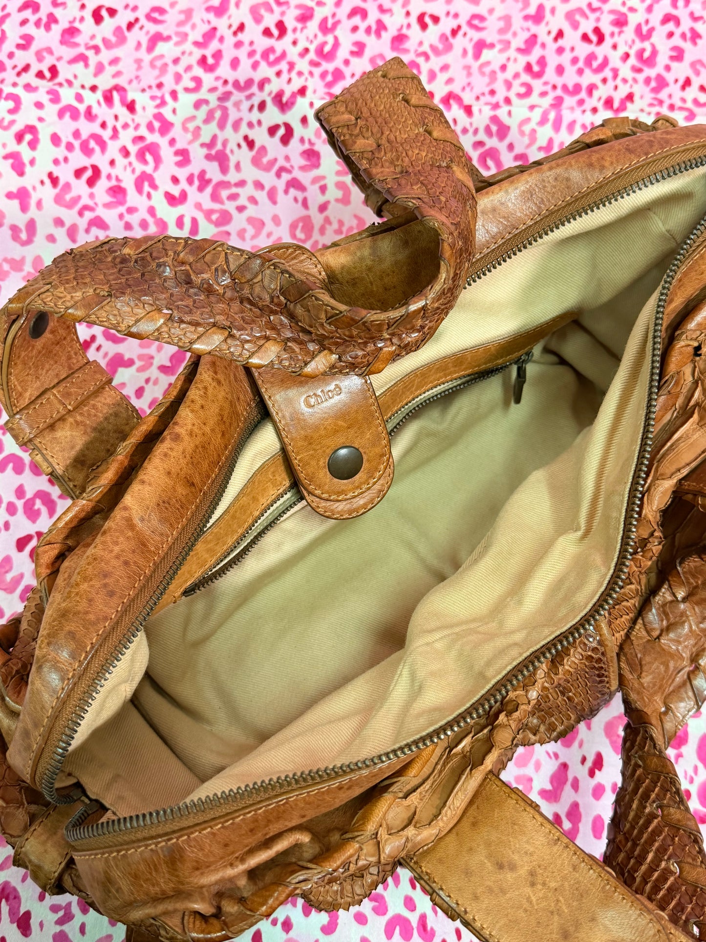 Chloe Silverado Mini Tab Bowler Handbang