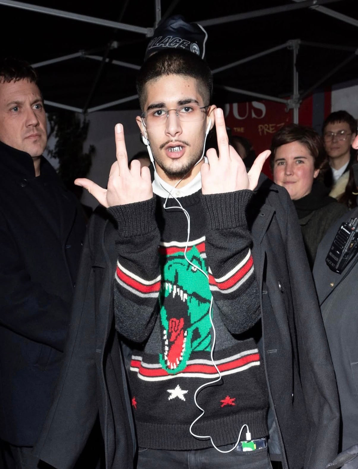 Saint Laurent S/S 2016 T-Rex Sweater