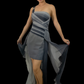 Indonesian Designer Ombre One Shoulder Dress