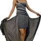 Indonesian Designer Ombre One Shoulder Dress