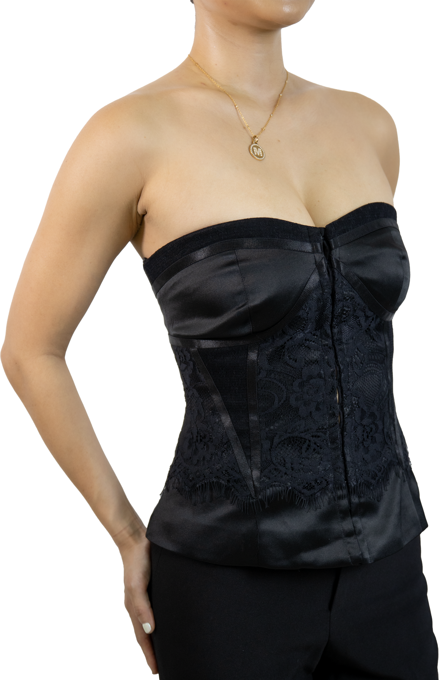 Events Satin and Lace Corset