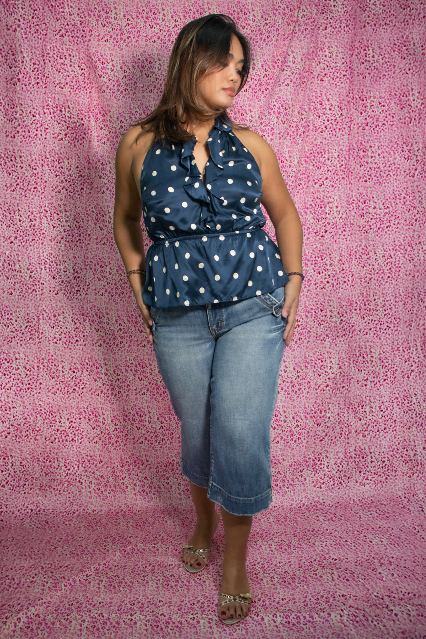 Tigerlily Polkadot Halter Top