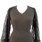 JPG Maille Femme Ribbed Lace Sweater
