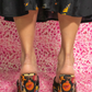 Ferragamo Printed Wedges