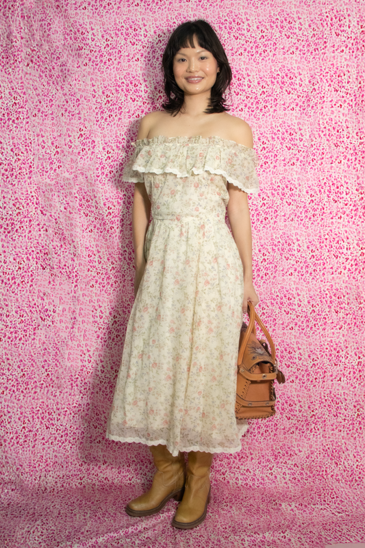 Gunne Sax Floral Dress