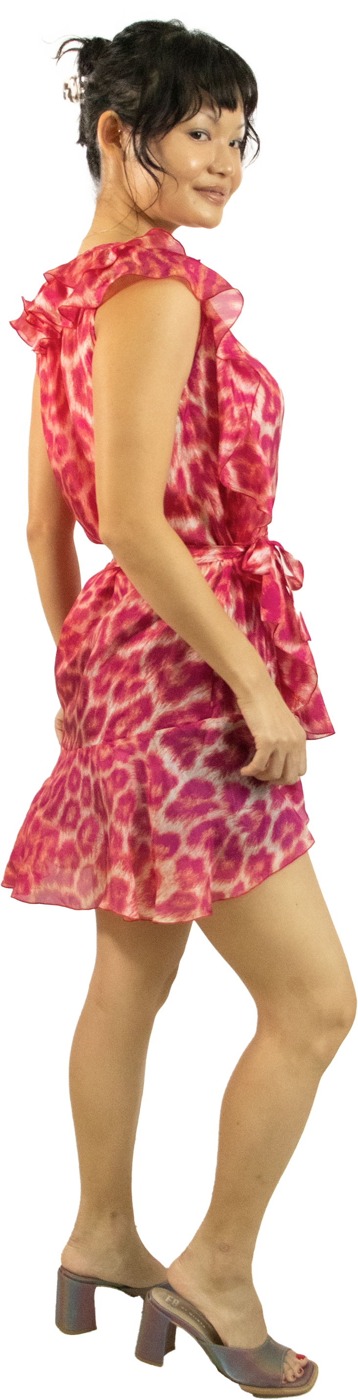 Just Cavalli S/S 2009 Pink Leopard Print Dress
