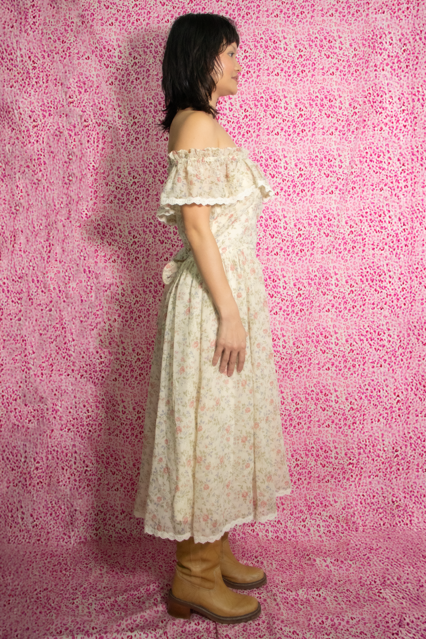 Gunne Sax Floral Dress