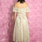Gunne Sax Floral Dress