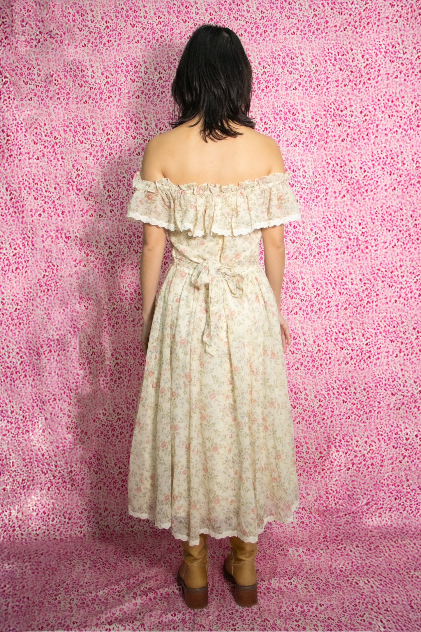 Gunne Sax Floral Dress