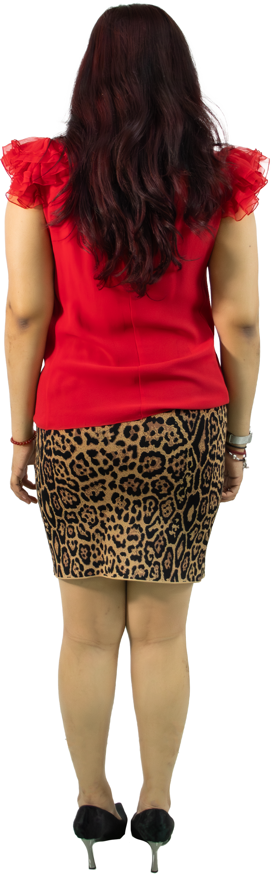 BCBG Max Azria Leopard Bandage Skirt