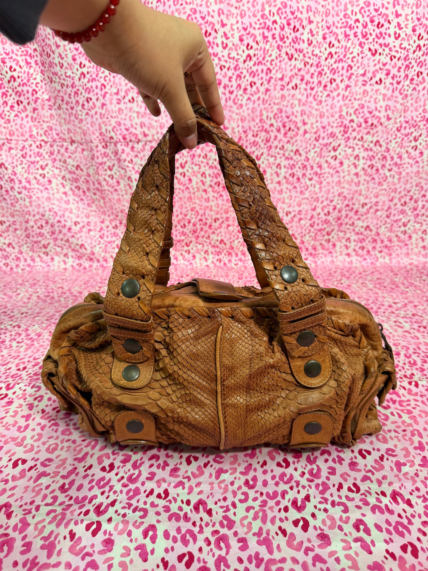 Chloe Silverado Mini Tab Bowler Handbang
