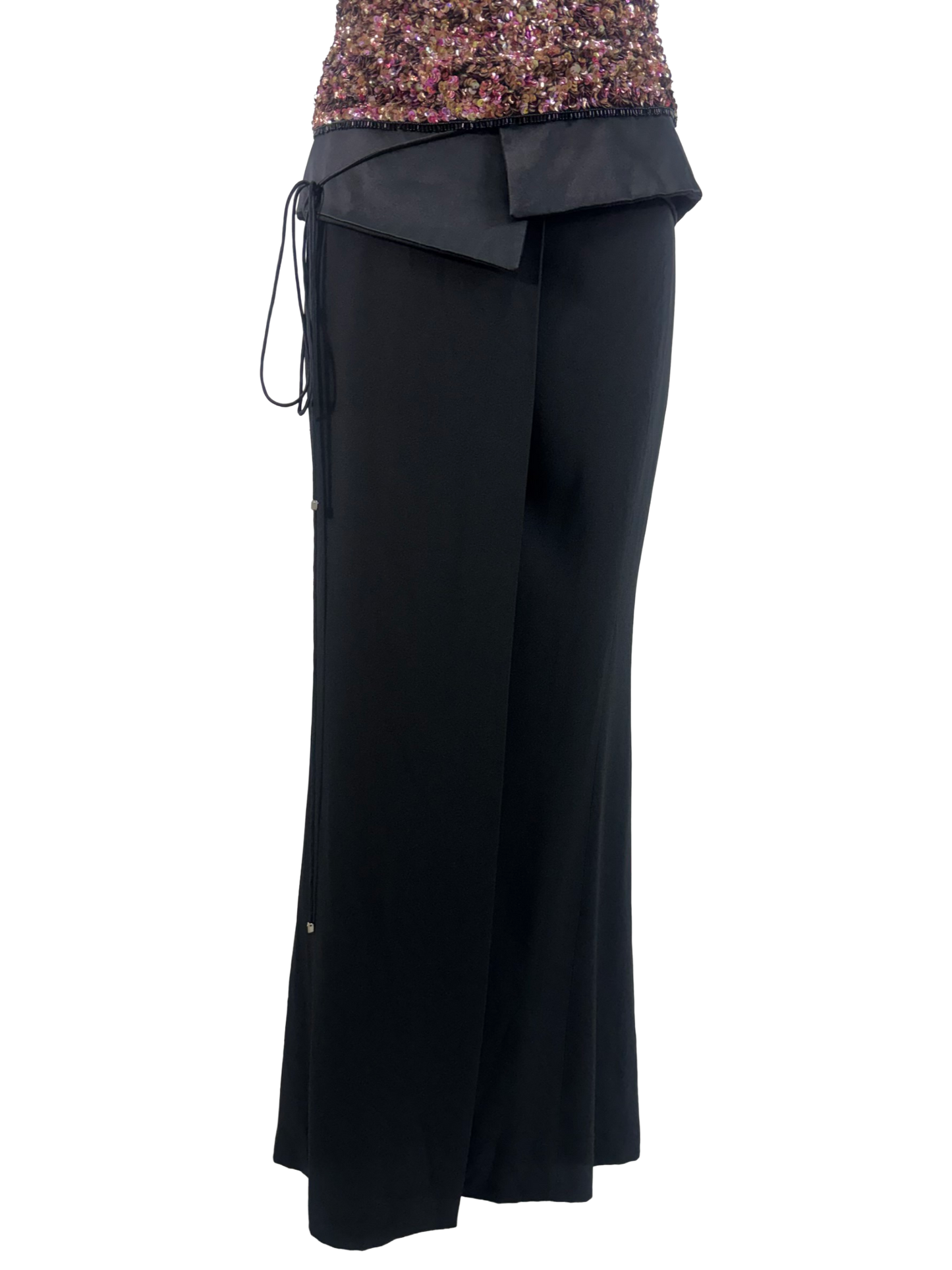 Gianfranco Ferre Tuxedo Wrap Skirt