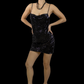 Miley Black Sequin Dress