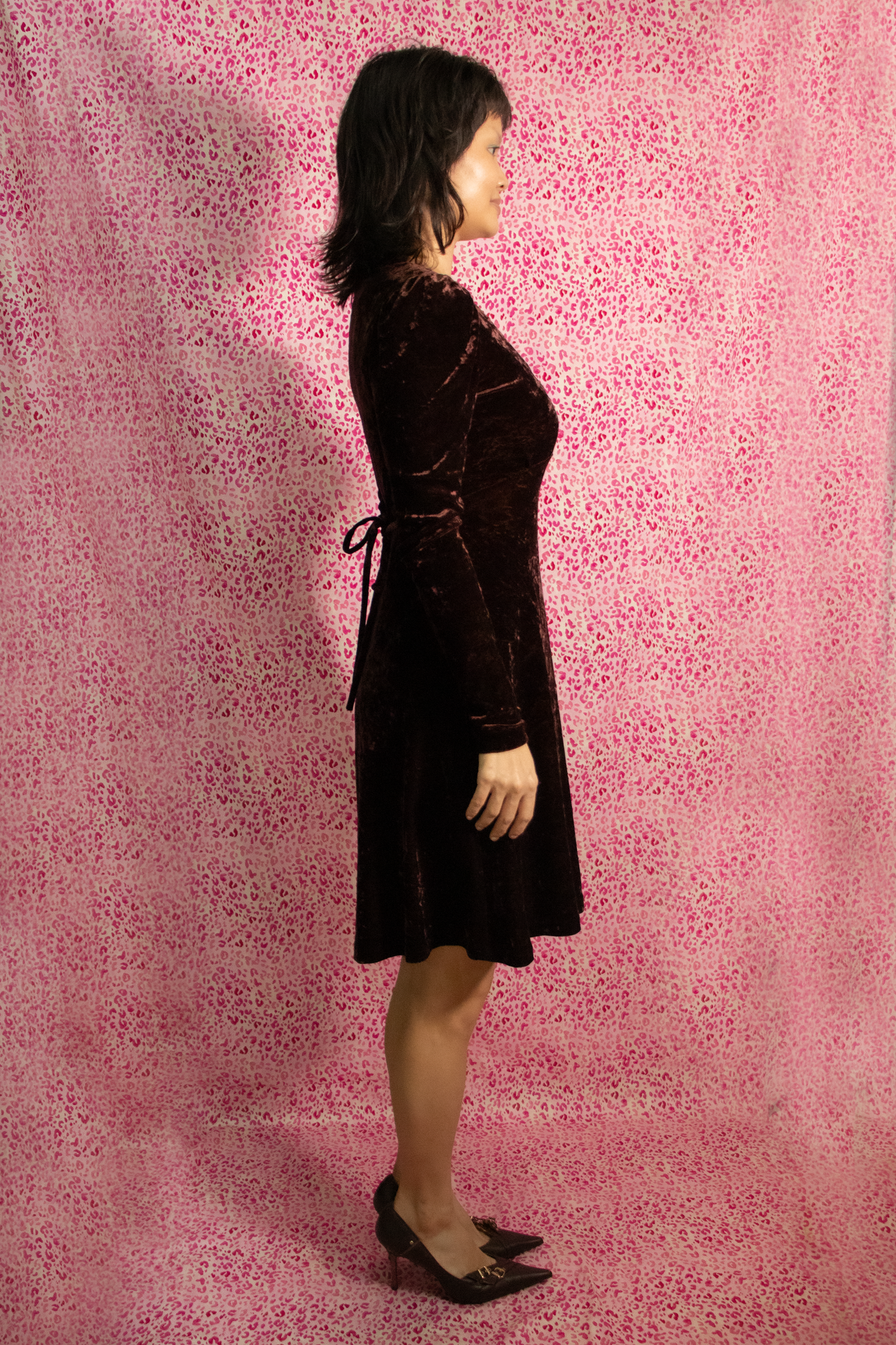 Betsey Johnson 90s Velvet Babydoll Dress