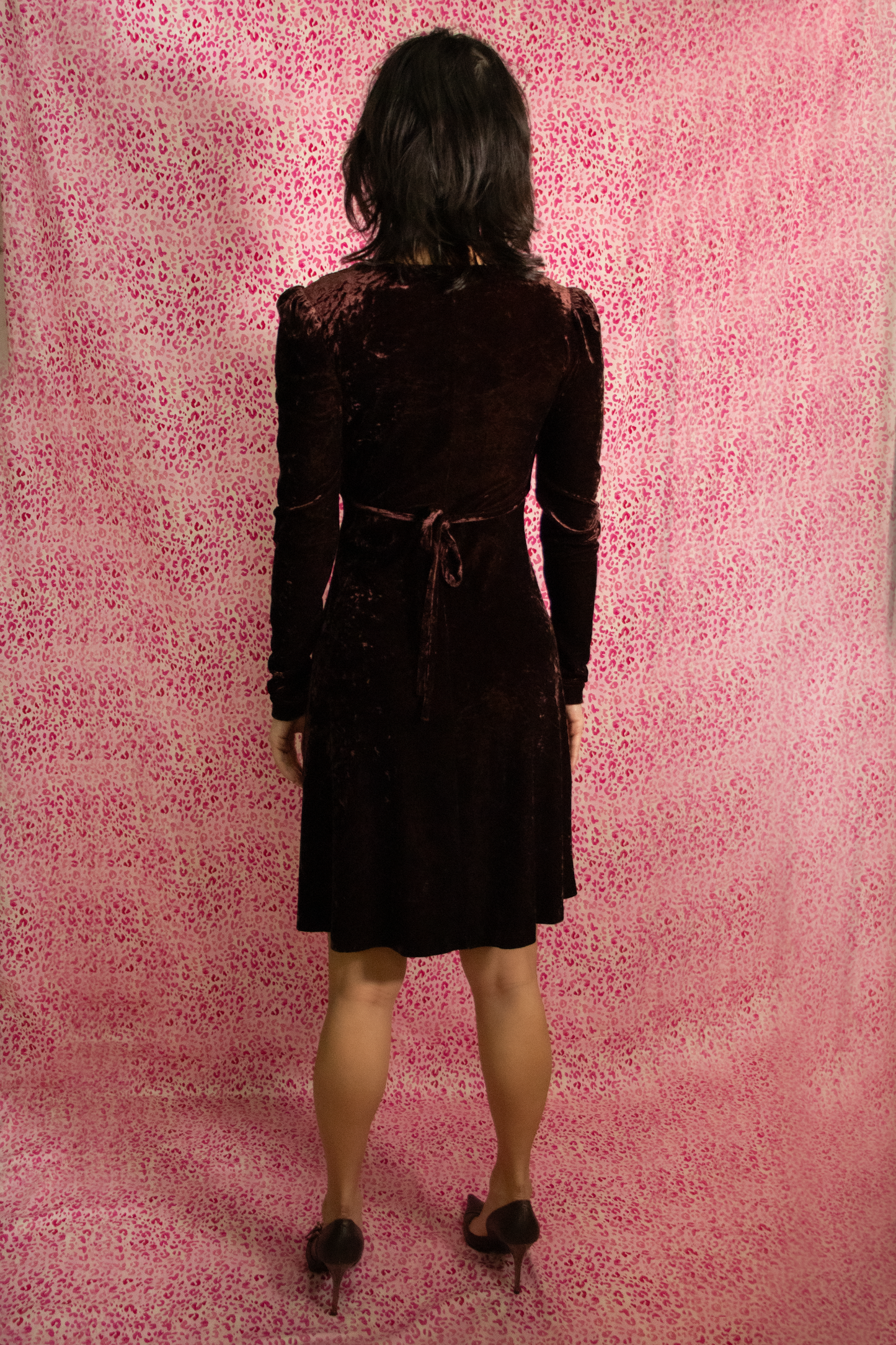 Betsey Johnson 90s Velvet Babydoll Dress