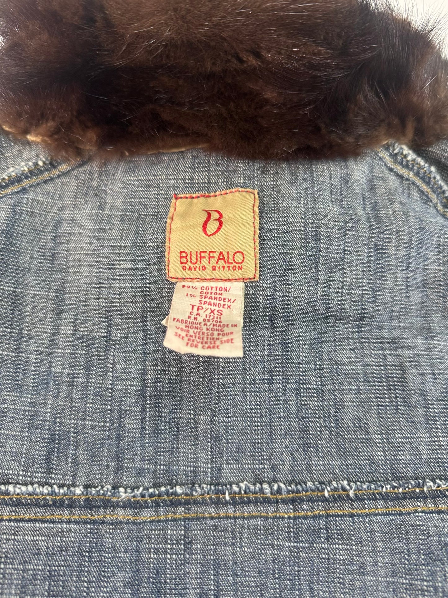 Buffalo David Bitton Denim Fur Vest
