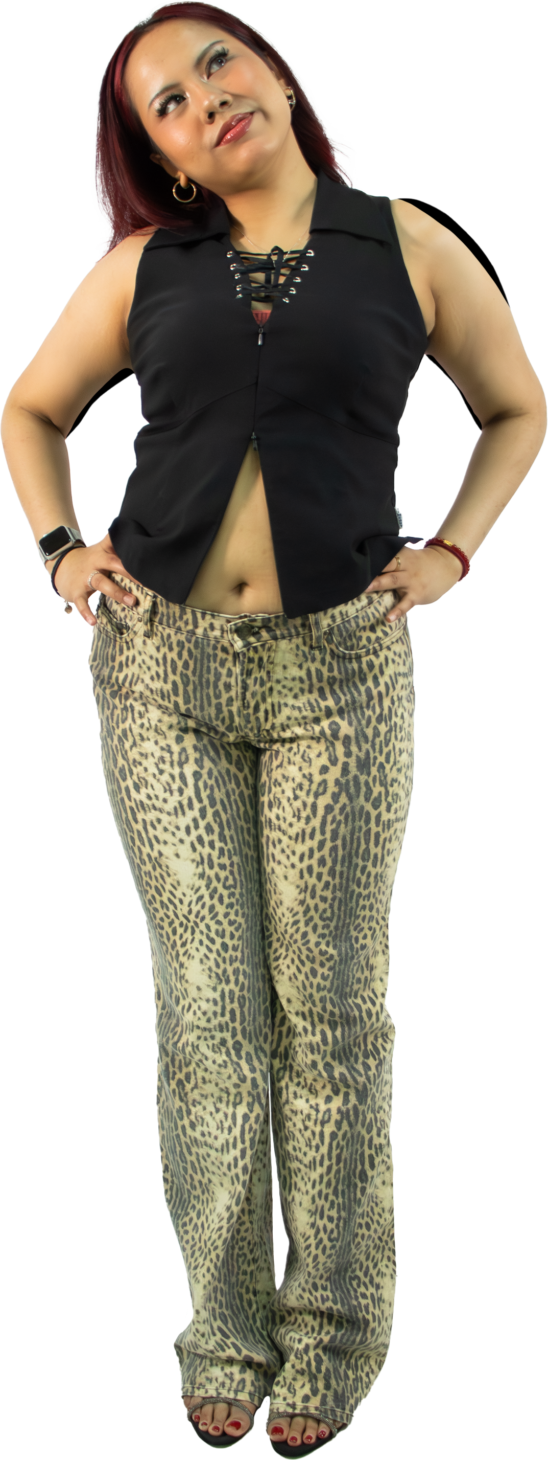 Time Out Lace Up Top