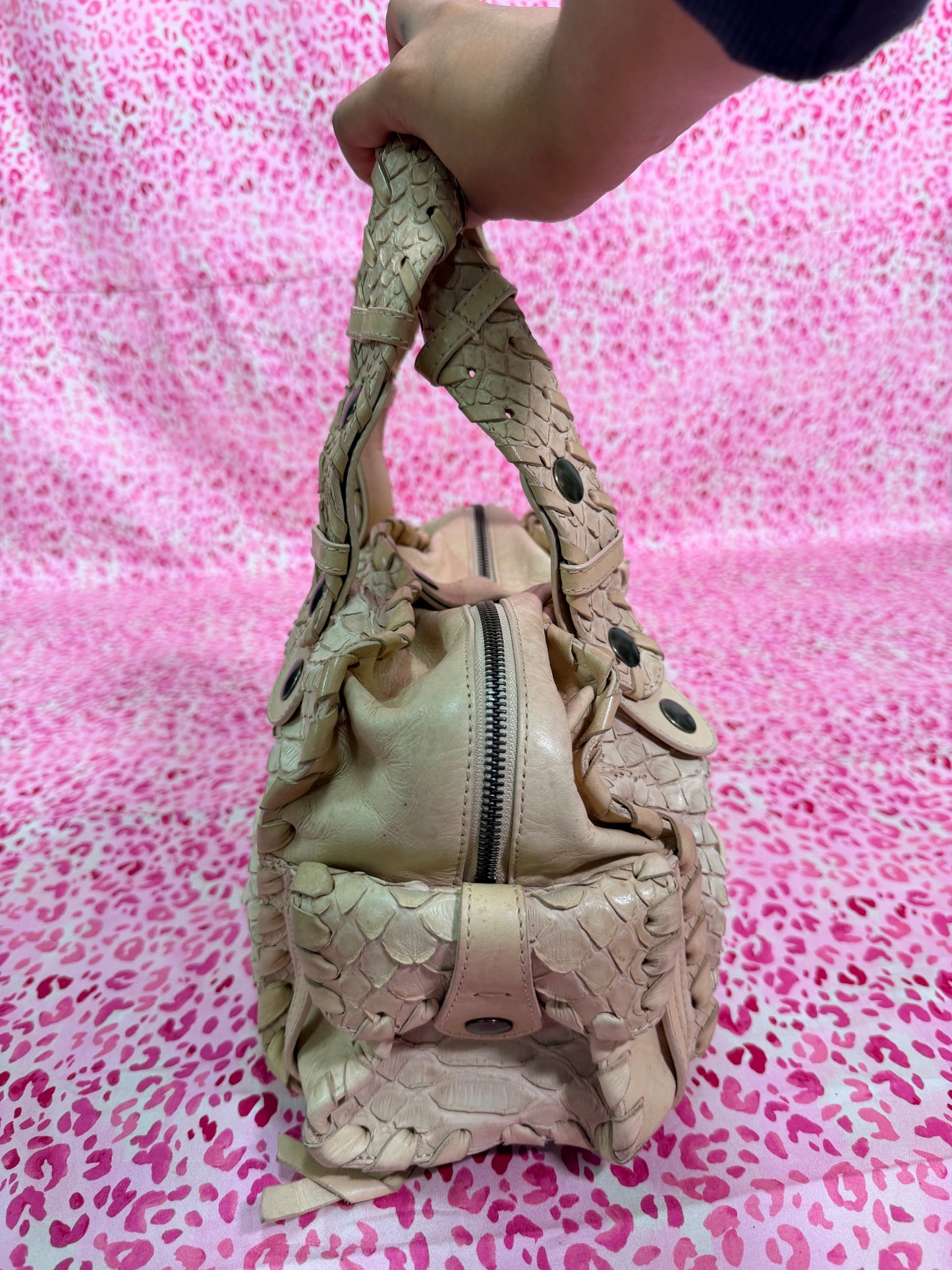 Chloe Silverado Mini Tab Bowler Handbag