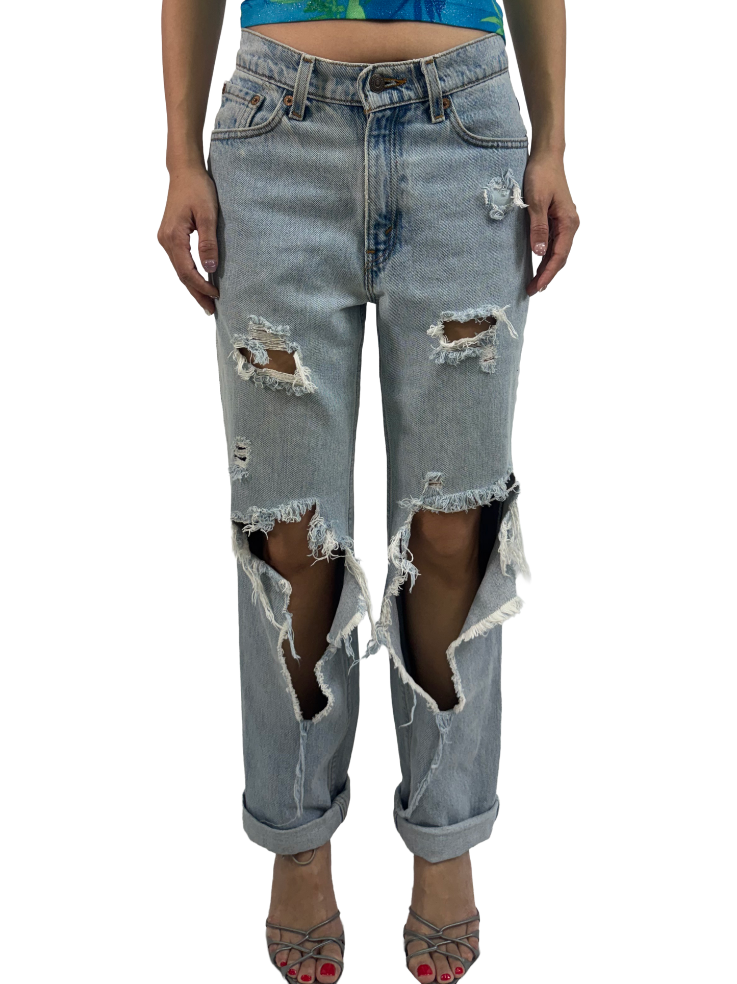 Levi’s 512 Ripped Jeans