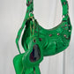 Balenciaga Green Cagole Bag
