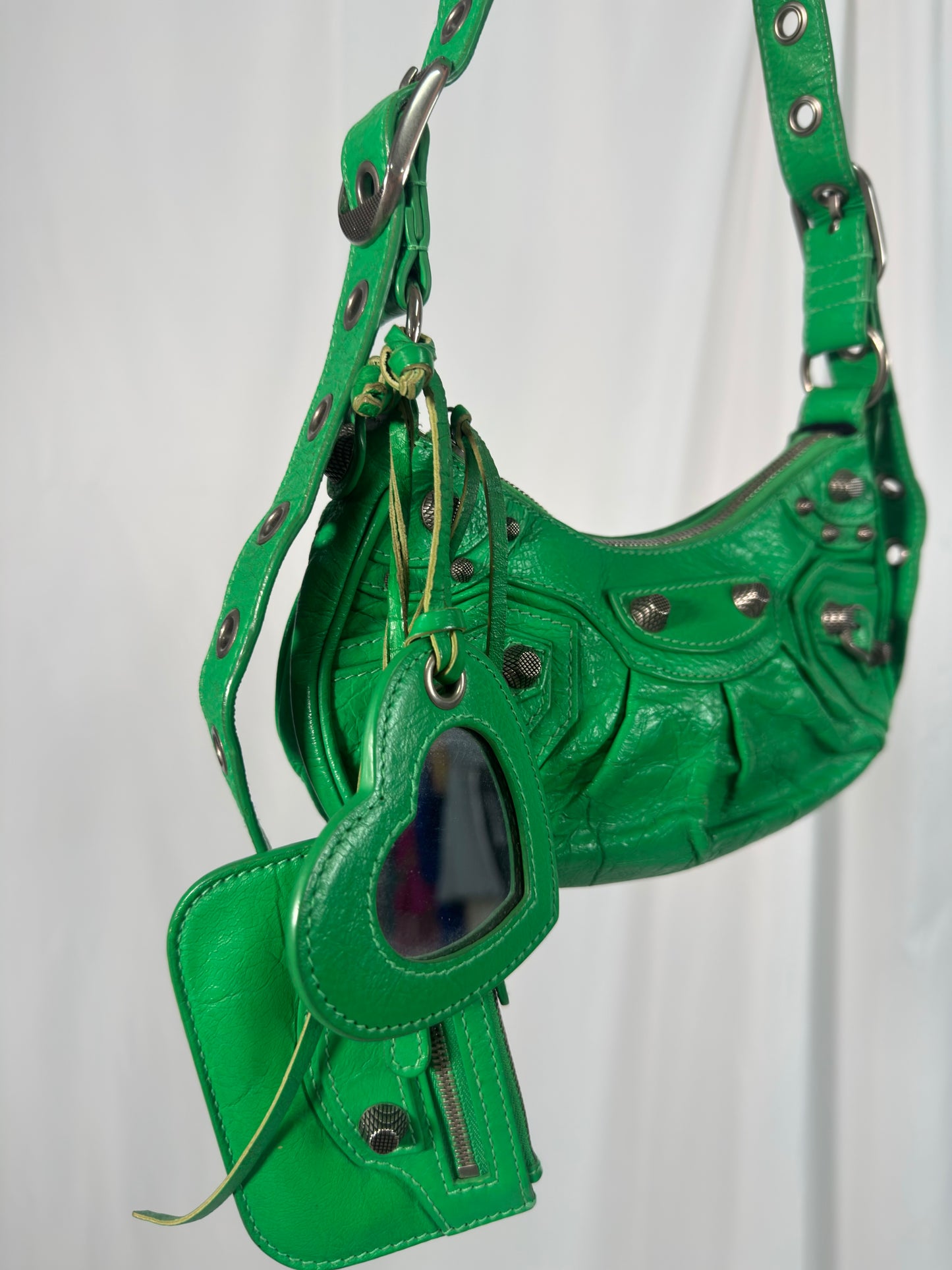 Balenciaga Green Cagole Bag